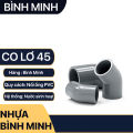 Co Lơ 45 Độ Nối Ống Nước, Co lơi nhựa PVC BÌNH MINH hai đầu dán ống phi 21 27 34. 