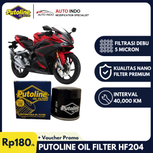 Filter Oli Motor Racing Honda CBR250RR Filter Putoline HF204 Ori