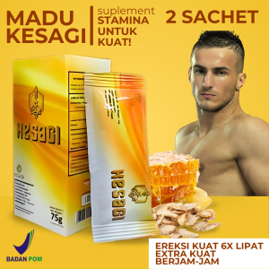 Madu Kuat Herbal Kesagi 2 Sachet Asli Original Kuat Tahan Lama