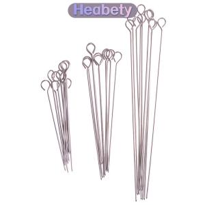 Heabety 10 cái thịt ngỗng tròn nướng xiên que thép không gỉ BBQ kim