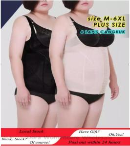[LOCAL SELLER - PREMIUM QUALITY - FAST DELIVERY】PLUS SIZE Shapewear Waist Trainer girdle Corset body shaper slimming Belt Corset Vest Tummy Control bengkung korset