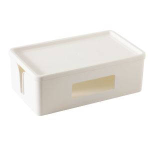 CHLOCH Ổ cắm sạc Hộp đựng cáp Chống bụi Thùng Lưu Trữ Dụng cụ sắp xếp dây Phổ thông Văn phòng tại nhà Vỏ ổ cắm điện