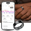 NORTH EDGE AI Health Analysis ECG Monitoring Smart Ring Blood pressure Blood oxygen Temperature 24-hour Health Monitoring Sleep Monitoring Work On Android IOS Systems Q520. 
