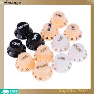 Amango Guitars Strat Knob 1-Volume 2-Tone Control Knobs for Guitar