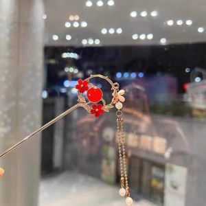 Amefurashi Hairpin Tusuk Konde Mawar Cantik Elegan Headdress Wedding