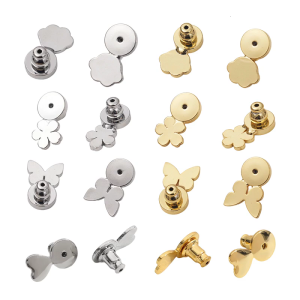 Tinh vi Bông tai hỗ trợ lưng cho tai nhạy cảm có thể điều chỉnh lift nặng bông tai droopy earlobe giải pháp thiết kế thoải mái