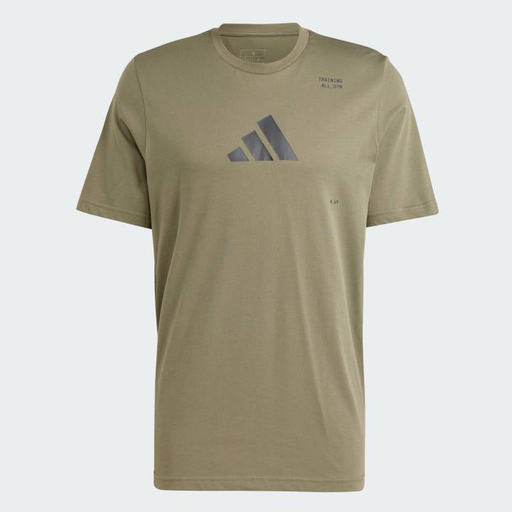 adidas Training All Gym Category Graphic Tee Men Green IS7089