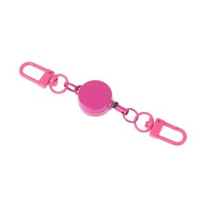 SWEET Alloy Retractable Key Holder Easy-to-pull Buckle Anti-theft Elastic Keychain Retractable Badge Reel Durable Sporty Retractable Key Ring Nurse Accessories
