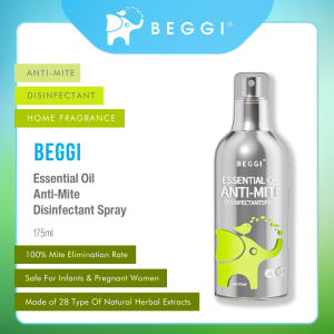 BEGGI Essential Oil Anti Mite Disinfectant Spray 除螨喷雾剂 175ml