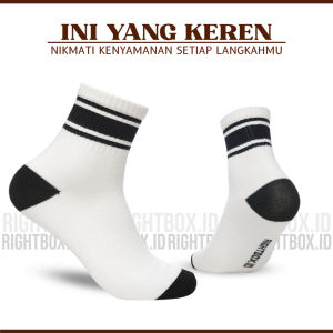 Rightbox ID Kaos Kaki Wanita Pendek Setengah Betis One Size Dewasa