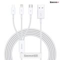 Dây sạc 4 đầu Baseus 4 in 1 lightning micro usb type c - cáp sạc đa năng 3 in 1 cho IP samsung ..vv.