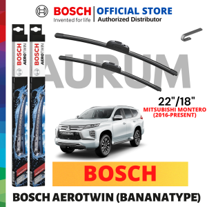 Bosch Aerotwin Wiper Blade set for Mitsubishi Montero Sport (KS) 2016-Present (22/18) 2pcs