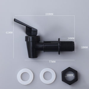 15/18mm Plastic Milk Tea Bucket Faucet Bar Wine Barrel Faucet Universal Juice Drink Dispenser Tap Reusable Kitchen Tool
