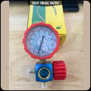 Đồng hồ đơn nạp gas dùng cho R134 R22 R32 R410 hàng nội địa trung loại tốt - Quý Trần Auto