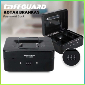 BEST SELLER Kotak Uang Brankas Dokumen Password Lock 20x16x9CM / brankas penyimpanan uang ukuran kecil sedang mini besi tahan api karat dokumen sertifikat emas pakai kunci box murah tempat perhiasan tempat / kotak perhiasan emas ada kunci 1 set lengkap