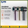 Mini Portable Handheld Fan Rechargeable 100Gear Mini Bladeless Handheld Fan Turbo. 