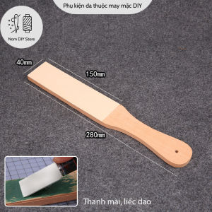 Thanh Mài Liếc Dao Đục Chuốt Lơ Mài 2 Mặt Dụng Cụ Làm Đồ Da Túi Xách Bóp Ví Thắt Lưng Thủ Công Handmade DIY