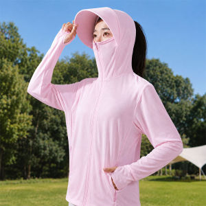 Sun Protection Anti UV Jacket Women UPF50 Sunscreen Jacket Women Lightweight Windbreaker Outdoor Sport Zip Hoodie Quick Dry Breathable Hiking Running Cycling
