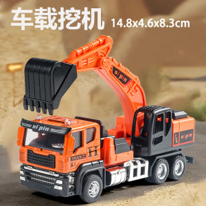 Alloy simulation engineering vehicle model inertia-powered mixer truck dump truck toy car for kindergarten children