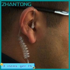 ZHANTONG ไมโครโฟนชุดหูฟังหูฟังสำหรับ BF-888s วิทยุ Kenwood