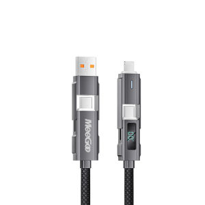 MeeGoo 4 in 1 USB C Cable 60W Fast Charging & Data USB A Type-C Charger Wire For Tablet phone Charging Cable