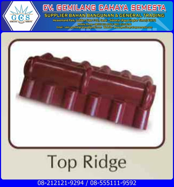 Top Ridge ROYAL®Roof / Nok Royal Roof / Wuwung Royal Roof / Atap UPVC ...