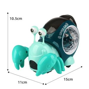 Đồ Chơi Cua Ẩn Sĩ Ký Cư Có Âm Thanh –Tránh Vật Cản – ĐÈN LED Mới Nhất 2025