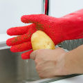 [yangh] Quick Peeling Potato Cleaning Gloves Peel Vegetables Fruit skin Scraping Fish Scales Latex glove Work gloves Kitchen Accessories. 
