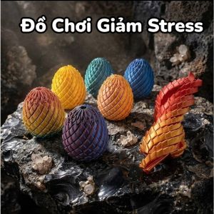 Đồ Chơi Giảm Stress Trứng Rồng 3D Biến Hình Fidget Toy – Đồ Chơi Xả Stress Mini Thư Giãn Cầm Tay