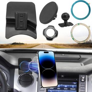 for Toyota Tundra Air Vent Phone Holder 2017- 2nd Gen Tundra Phone Mount Magnetic Navigation Bracket Anti-Shake360 Degree Rotation Tundra Dashboard Cell Phone Mount Stand