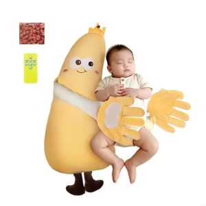 Newborns Soothing Cuddle Pillow with Warmth Music & Mimic Mother Touch Baby Hugging Sleep Help Upgrades for Better Sleep A2UB2026