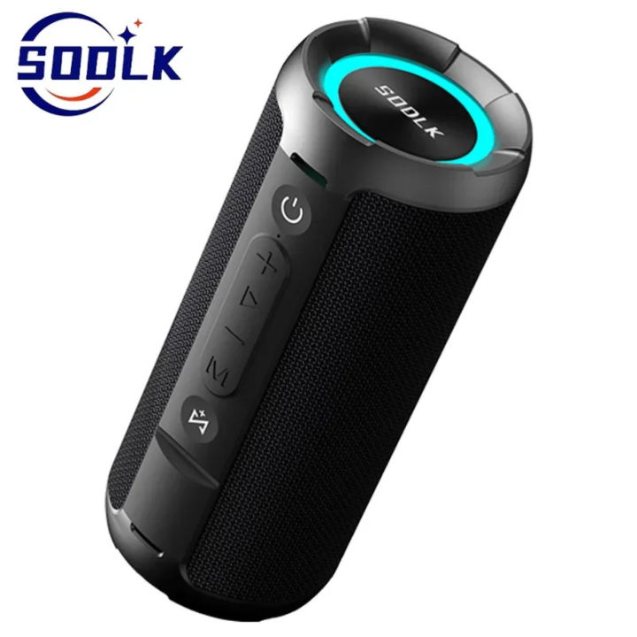 SODLK T21 60W Wireless Bluetooth Speaker IPX7 Waterproof Subwoofer With ...
