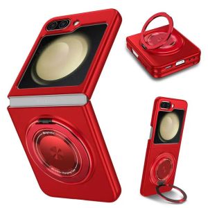 AERO CASE CASING ROTARY RING STAND MAGNET FOR SAMSUNG Z FLIP 4 Z FLIP 5 Z FLIP 6 FLIP4 FLIP5 FLIP6 FLEX HINGE FULL PROTECT - AYFONE CASE AF-204