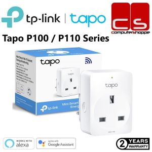 TP-Link Tapo P100 / P110 Series Mini Smart Wi-Fi Socket Plug - 1-Pack / 2-Pack / 4-Pack
