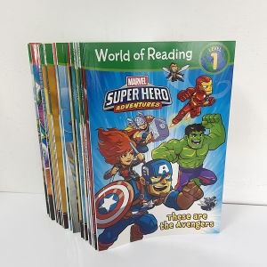 31 volumes of Marvel Avengers graded books Marvel World of Reading Pre1+L1+L2 English original childrens comics Color