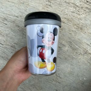 Tumbler Mickey Mouse Gelas Gagang Botol Minum Souvenir Kado Hampers