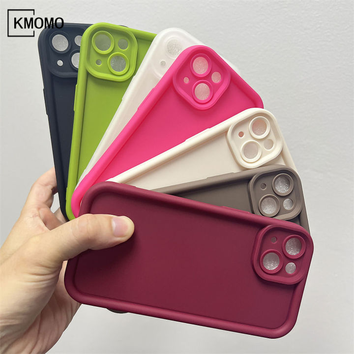 Soft Candy Color Liquid Silicone Case For Xiaomi Redmi 13c 12 12c A1 A2