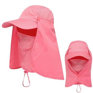 MIRELINA UV Sun Protection Summer Fishing Sun Hat Breathable Adjustable Fisherman Cap Outdoor Neck Face Baseball Cap