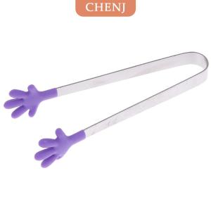 [COD] CHENJ ที่คีบน้ำแข็งทำจากซิลิโคนสำหรับทำอาหารในครัวที่คีบสลัดบาร์บีคิวแบบใช้มือ