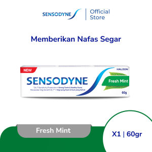 Sensodyne Toothpaste Pasta Gigi Sensitif Nafas Segar Fresh Mint 60gr