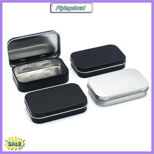 Follow Get New[FlyingC] Metal Rectangular Empty Mini Tin Box Tinplate Push Candy Cases Bins Jar Hinged Containers Small Organizer Storage Box