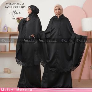 Mukena Dewasa Silky Daily Laser Cut Bros 2in1 Alaia