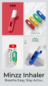 Minzz Nasal Inhaler Essential Oil Yadom Nose Stick Aromatherapy Fragrance Pen Fragrance Pen