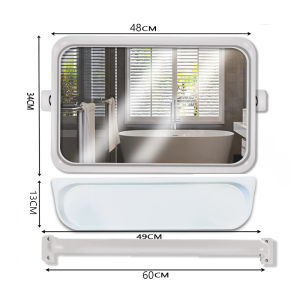 ชุดกระจกห้องน้ำ กระจกแท้ ไม่หลอกตา ผลิตในประเทศไทย รุ่นหนา ไม่กรอบหรือแตกง่าย
