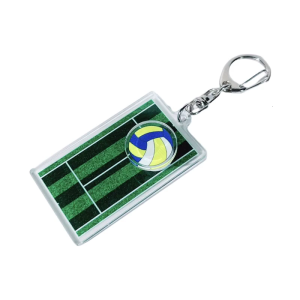 สระว่ายน้ำพวงกุญแจบาสเก็ตบอลพวงกุญแจรถจี้พวงกุญแจตกแต่งพวงกุญแจห้อยกระเป๋าเครื่องรางติดกระเป๋าถือผู้ถือกุญแจวอลเลย์บอลพวงกุญแจห้อยกระเป๋า