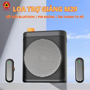 Loa Trợ Giảng Đa Năng M29 - Kèm Micro Không Dây Hỗ Trợ Bluetooth Âm Thanh To Rõ Pin Bền Bỉ
