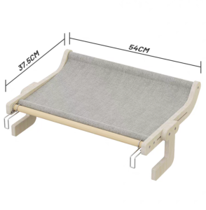 Cat Swing Hammock Solid Wood Cat Cradle Cat bed Washable Wooden Shaker Cat Supplies