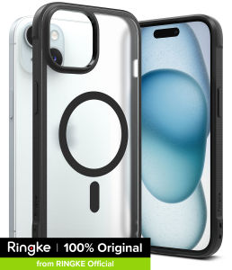 Ringke Fusion Bold Mag Matte Tương Thích Với iPhone 15 Cộng Với Trường Hợp Bìa Cứng Trở Lại Chống Sốc nhựa TPU mềm Bumer