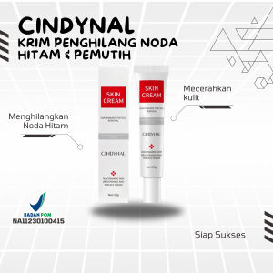 Cream Penghilang Bintik BPOM CINDYNAL Bebas Flek dan Noda hItam Frackle Cream 20 gr Original