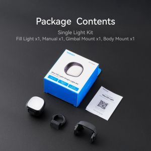 2026 TELESIN MagneticQuick Release Fill Light Selfie Light For DJI OSMO Pocket 4 4pQuick Release Portable Fill Light